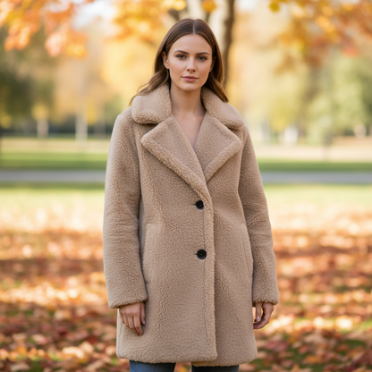 Soft Faux Fur Women's Coat Rita - Pexav