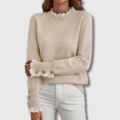 Stylish Women's Knit Sweater - Olytrend