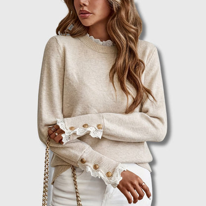 Cozy Crew Neck Long Sleeve Sweater