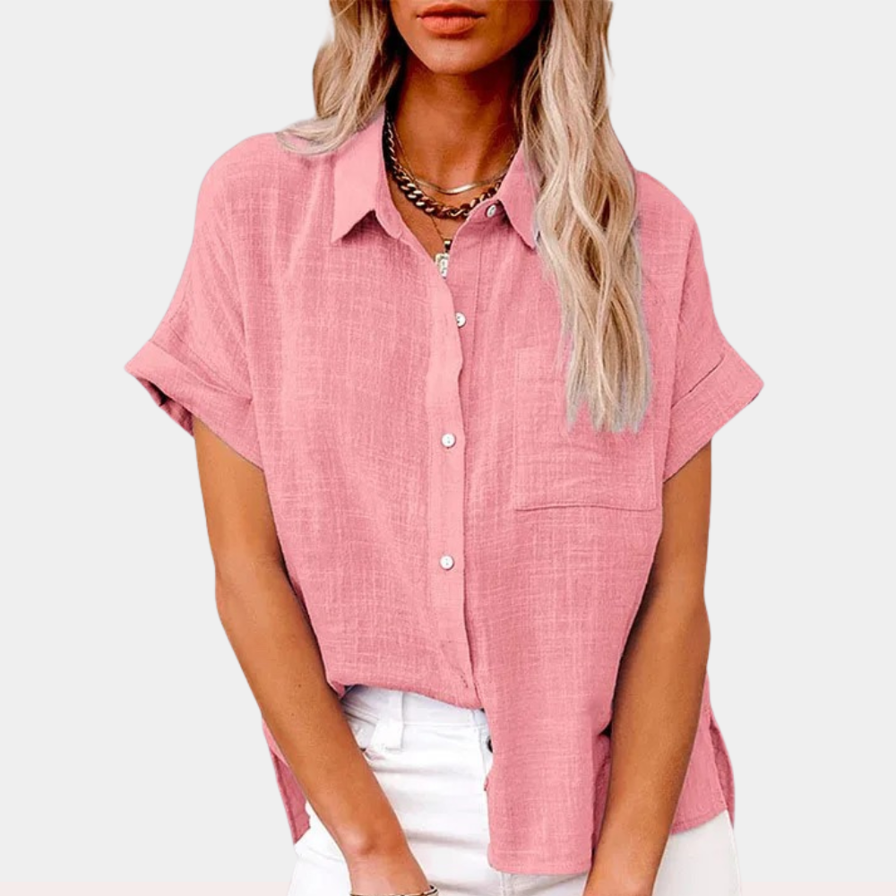 Soft Breathable Women's Cotton Blouse - Nocini