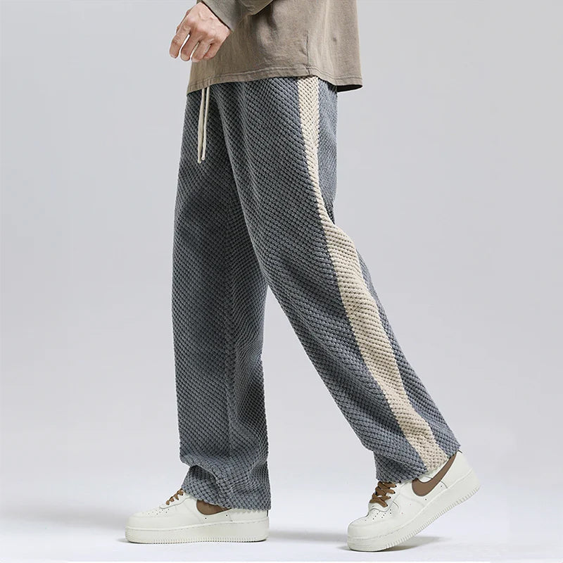 Comfy Casual Striped Sweatpants - Nocini
