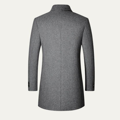 Classic Men's Thick Wool Overcoat