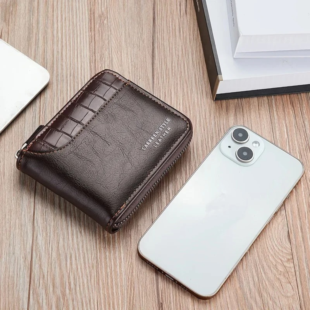 Premium Genuine Leather Men's Coin Wallet