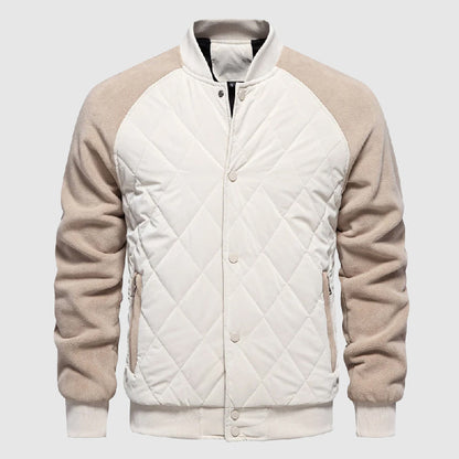Classic Fit Quilted Bomber Jacket