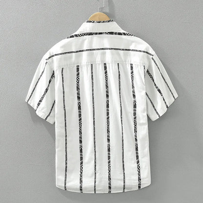 Casual Fit Striped Button Down Shirt