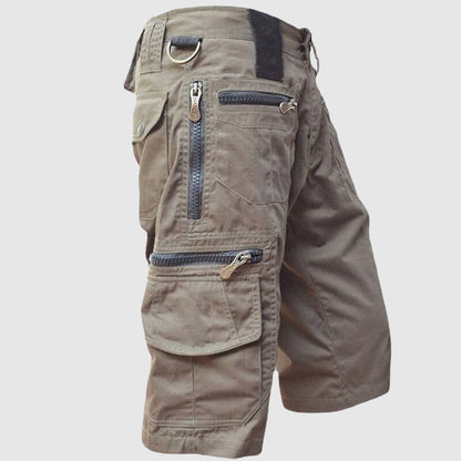 Men's Tactical Cargo Shorts with Multiple Pockets