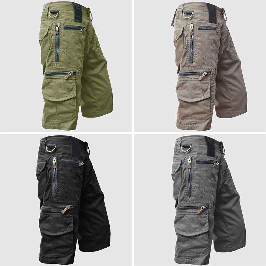 Men's Tactical Cargo Shorts with Multiple Pockets