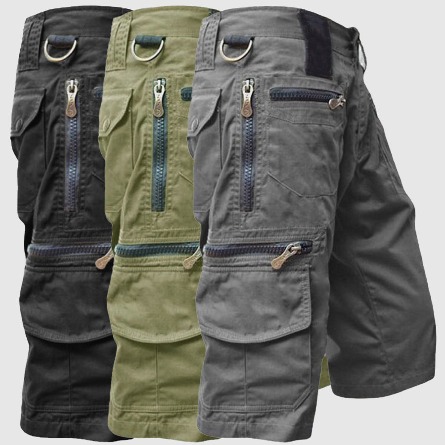 Men's Tactical Cargo Shorts with Multiple Pockets