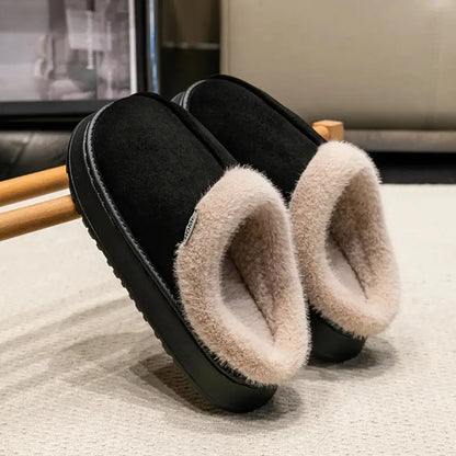Warm Plush Slippers for Men - Soft Grip Comfort