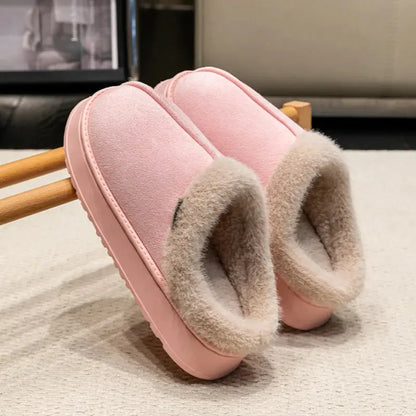 Warm Plush Slippers for Men - Soft Grip Comfort