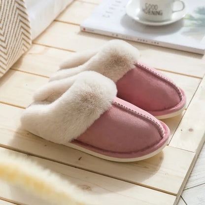 Plush Slipper Shoes for Men and Women - Soft Grip Slippers