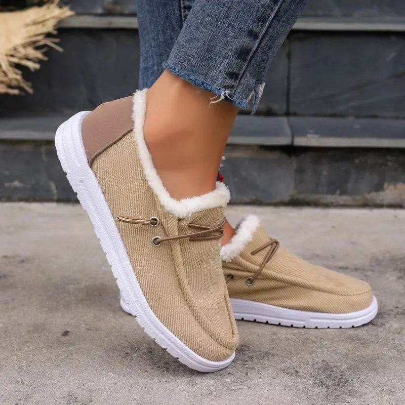 Warm Fuzzy Winter Boots for Women - Soft & Chic - Nocini