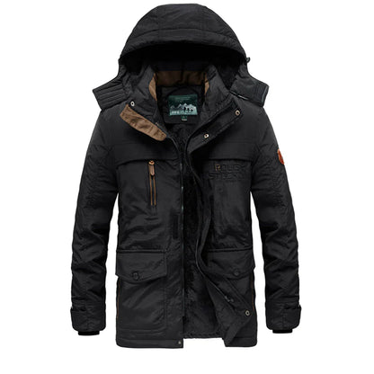 Warm Waterproof Parka for Men with Hood