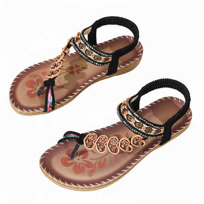 Flat Boho Flip Flop Sandals for Women