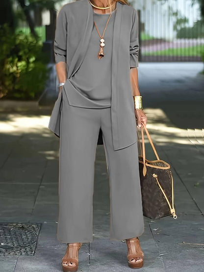 Fashionable 3 Piece Ladies Clothing Set