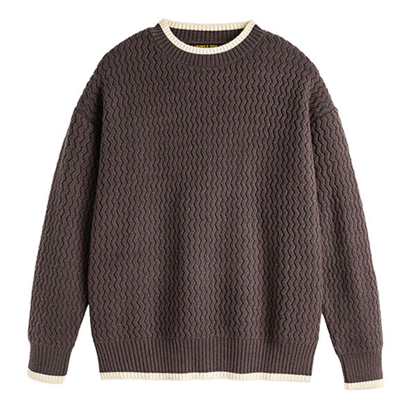 Comfortable Casual Crew Neck Sweater
