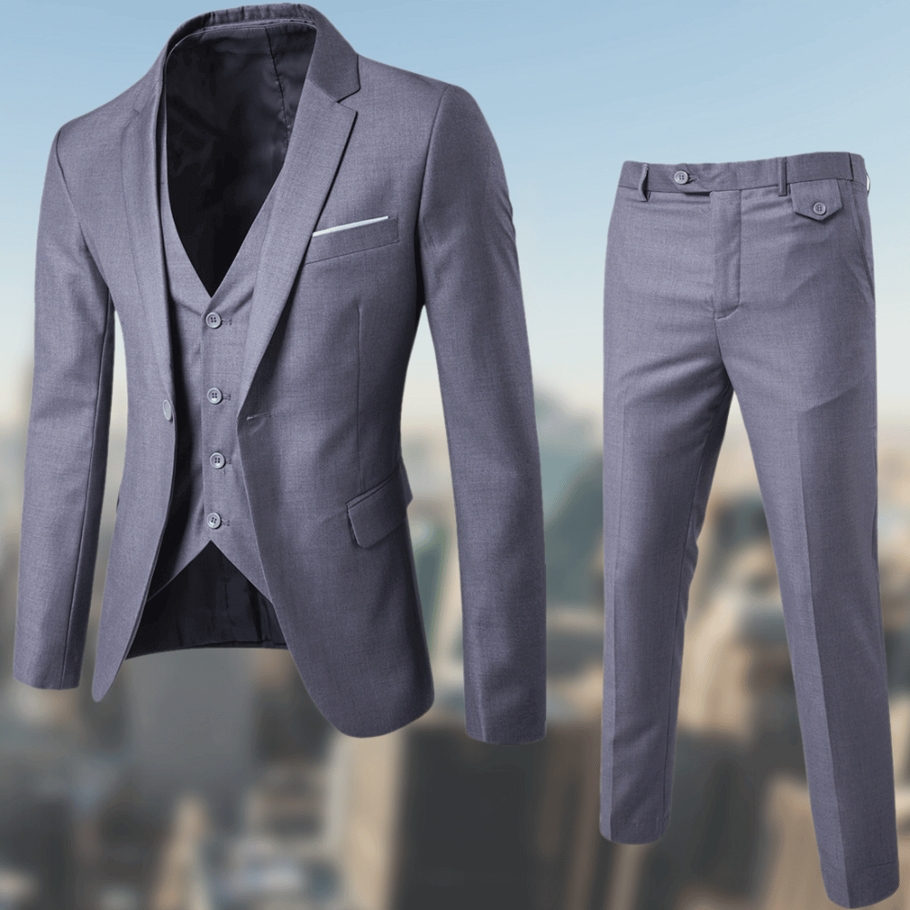 Slim Fit Men's Formal Business Suit - Nocini