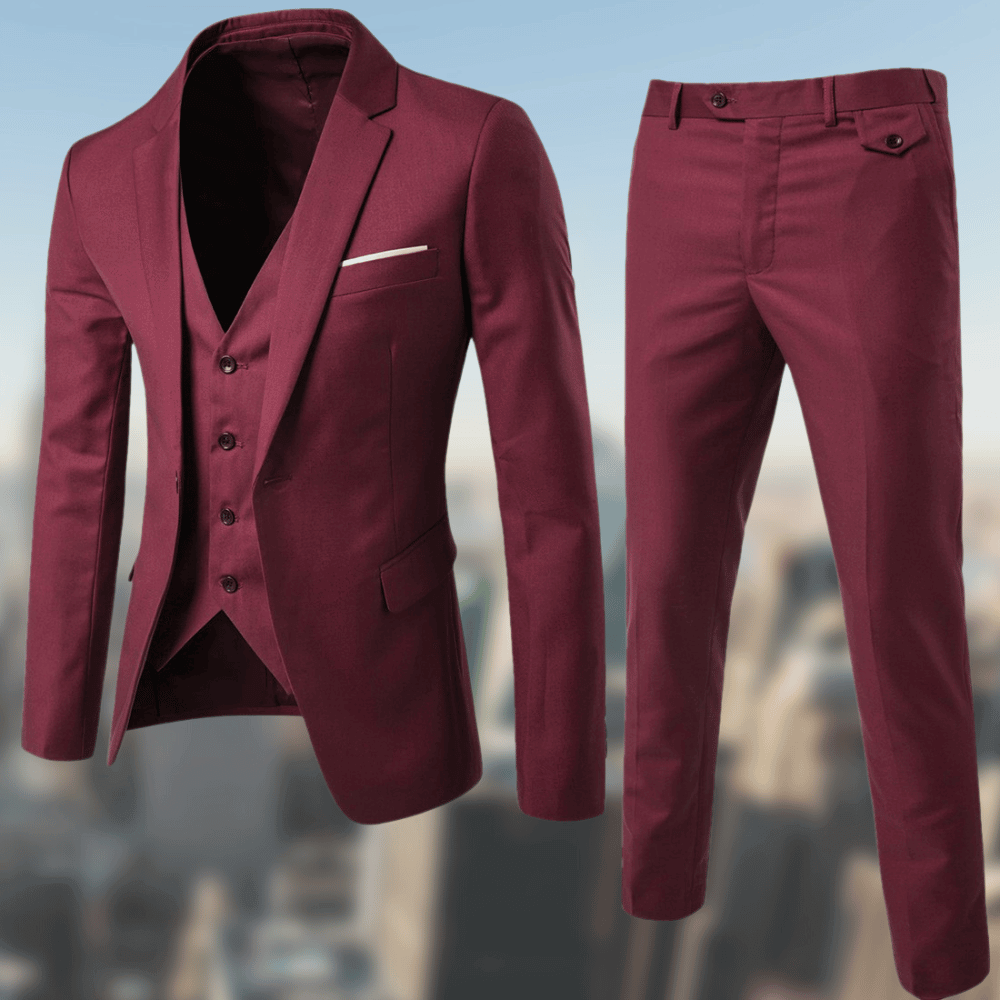 Slim Fit Men's Formal Business Suit