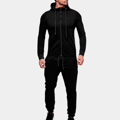 Relaxed Fit Hoodie Jogger Suit for Men - Olytrend