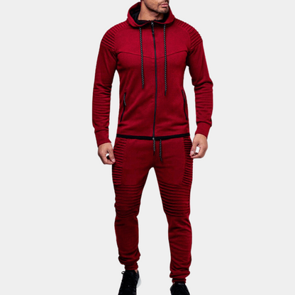 Relaxed Fit Mens Hoodie Tracksuit