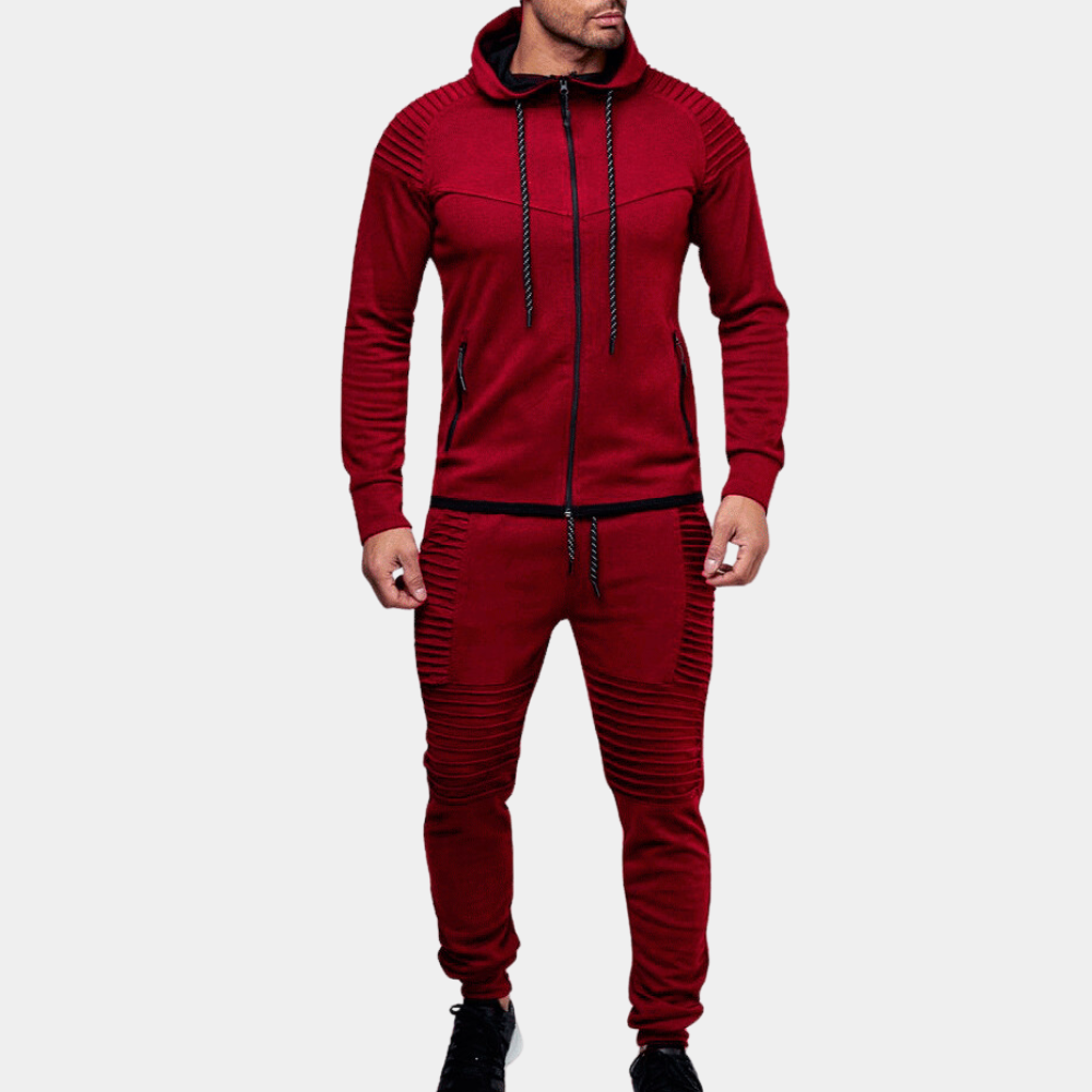 Relaxed Fit Hoodie Jogger Suit for Men