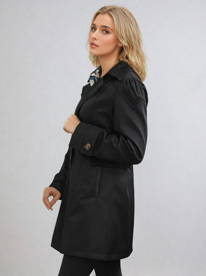 Timeless Feminine Long Trench Coat
