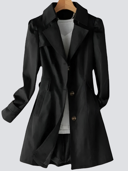 Timeless Feminine Long Trench Coat