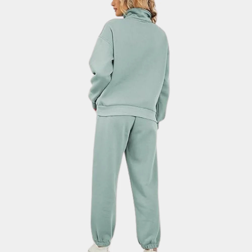 Soft Two-Piece Athletic Tracksuit Set
