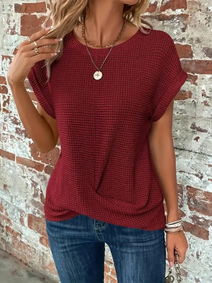 Relaxed Fit Waffle Women's Tee