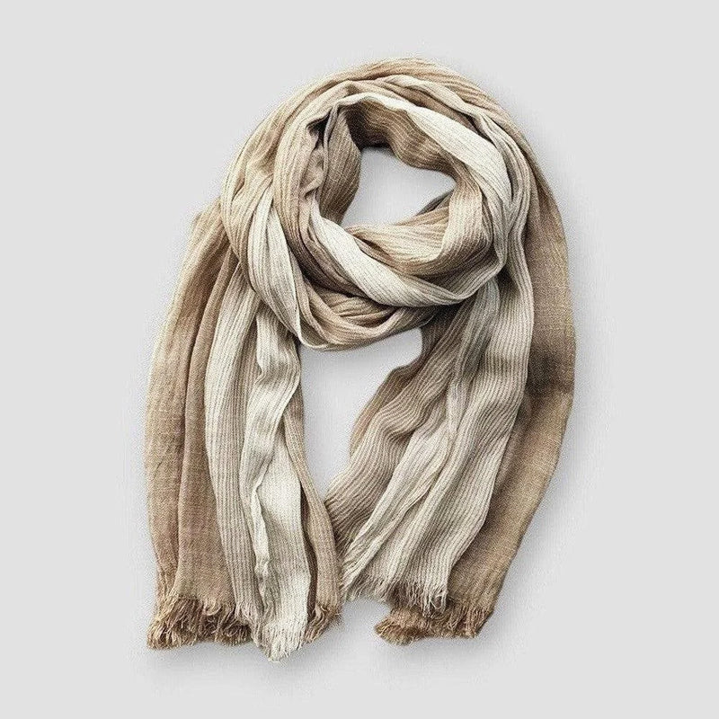 Classic Grey Patterned Scarf