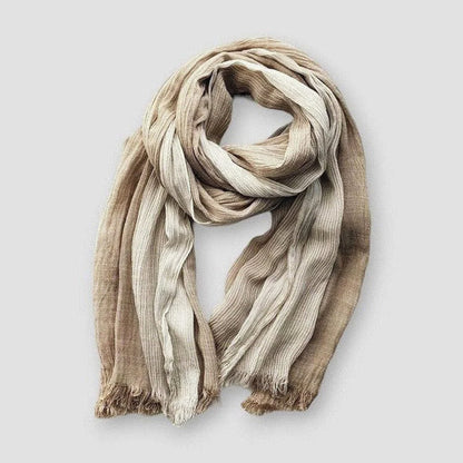 Classic Grey Patterned Scarf