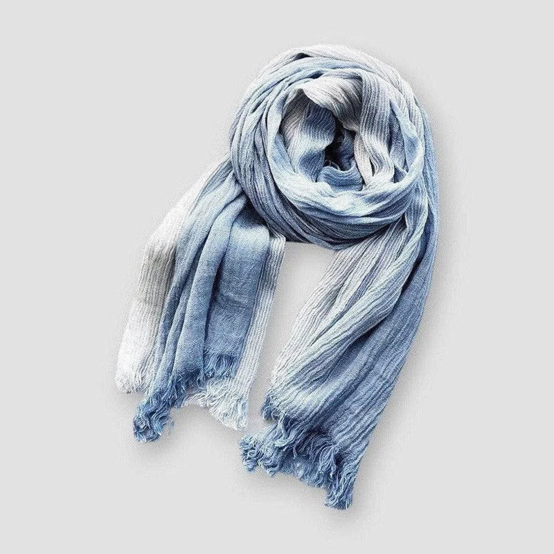 Classic Grey Patterned Scarf