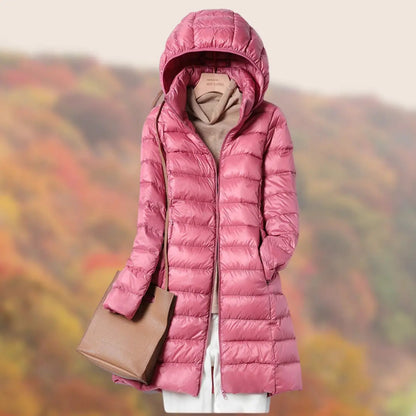 Women's Insulated Down Parka Jacket - Warm & Waterproof