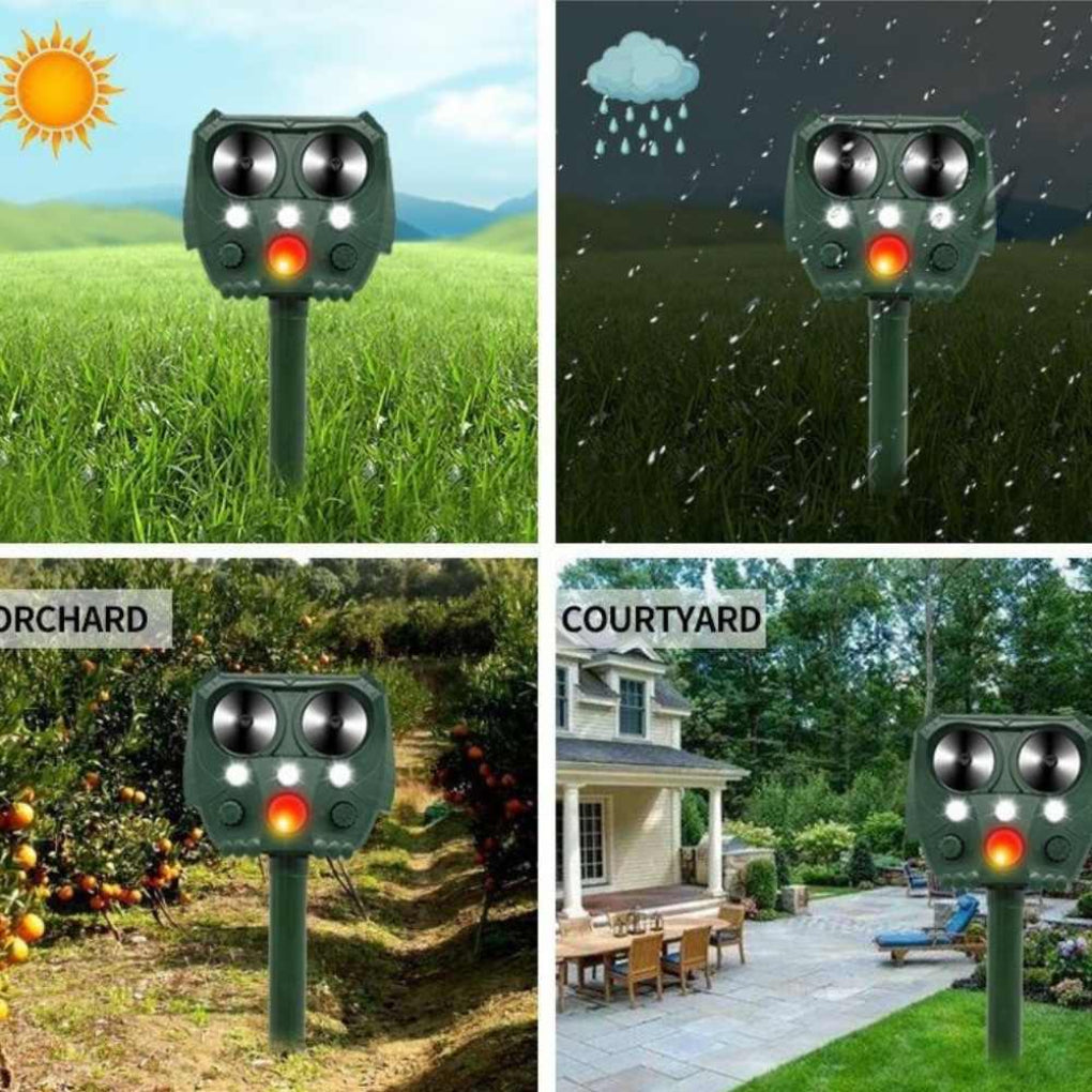 Outdoor Animal Pest Repellent Device