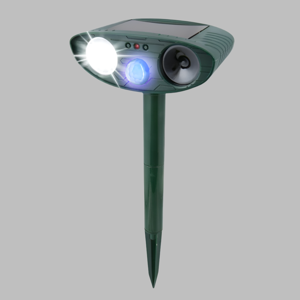 Garden Animal Repellent - Solar Powered Pest Repeller