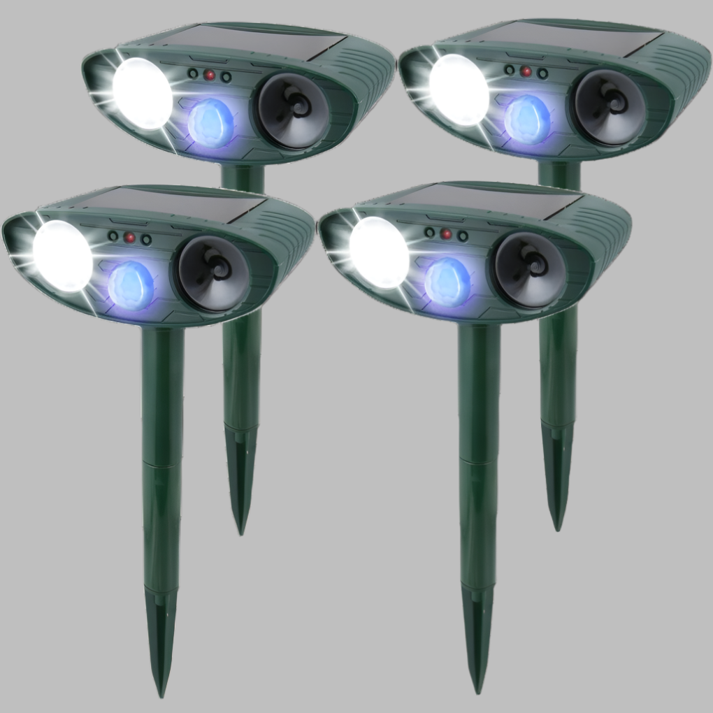 Garden Animal Repellent - Solar Powered Pest Repeller