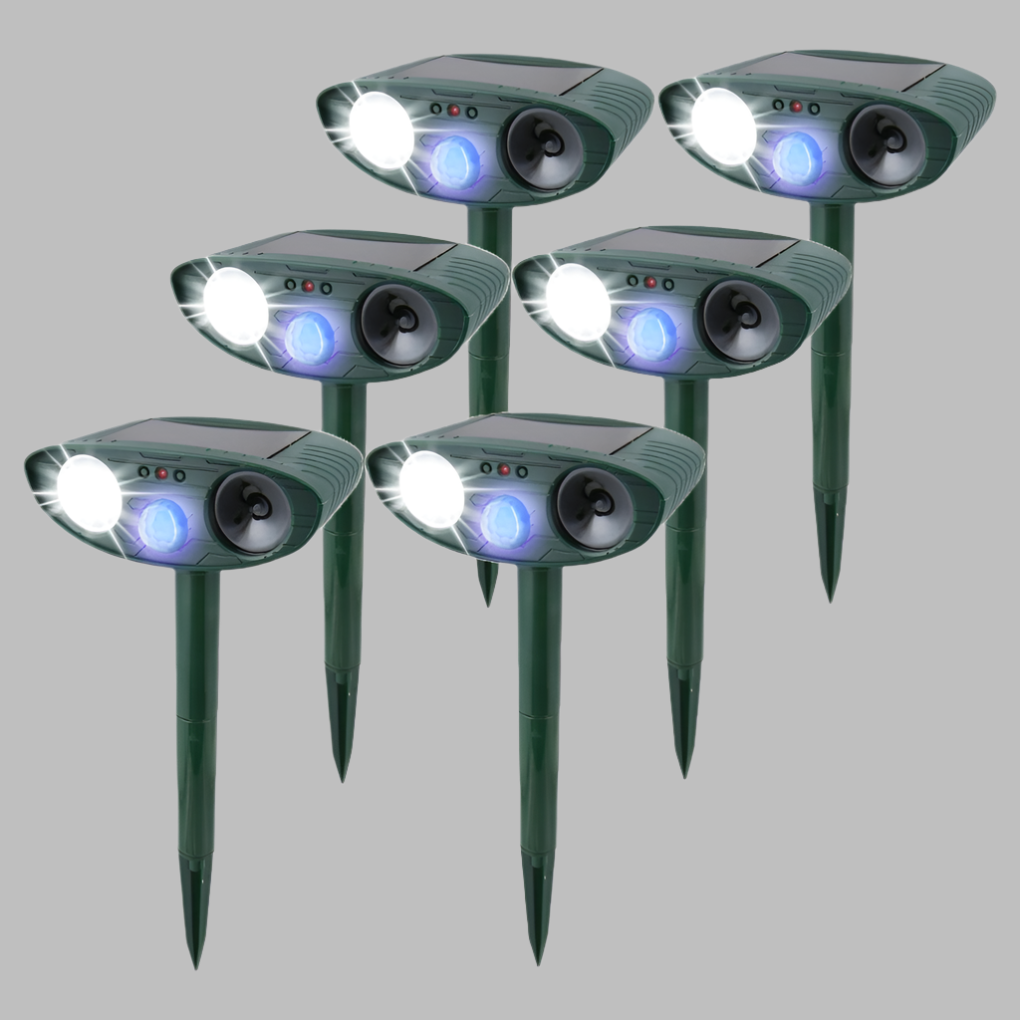Garden Animal Repellent - Solar Powered Pest Repeller