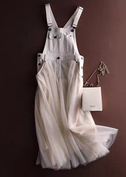 Comfortable Denim A-Line Dress for Women - Nocini