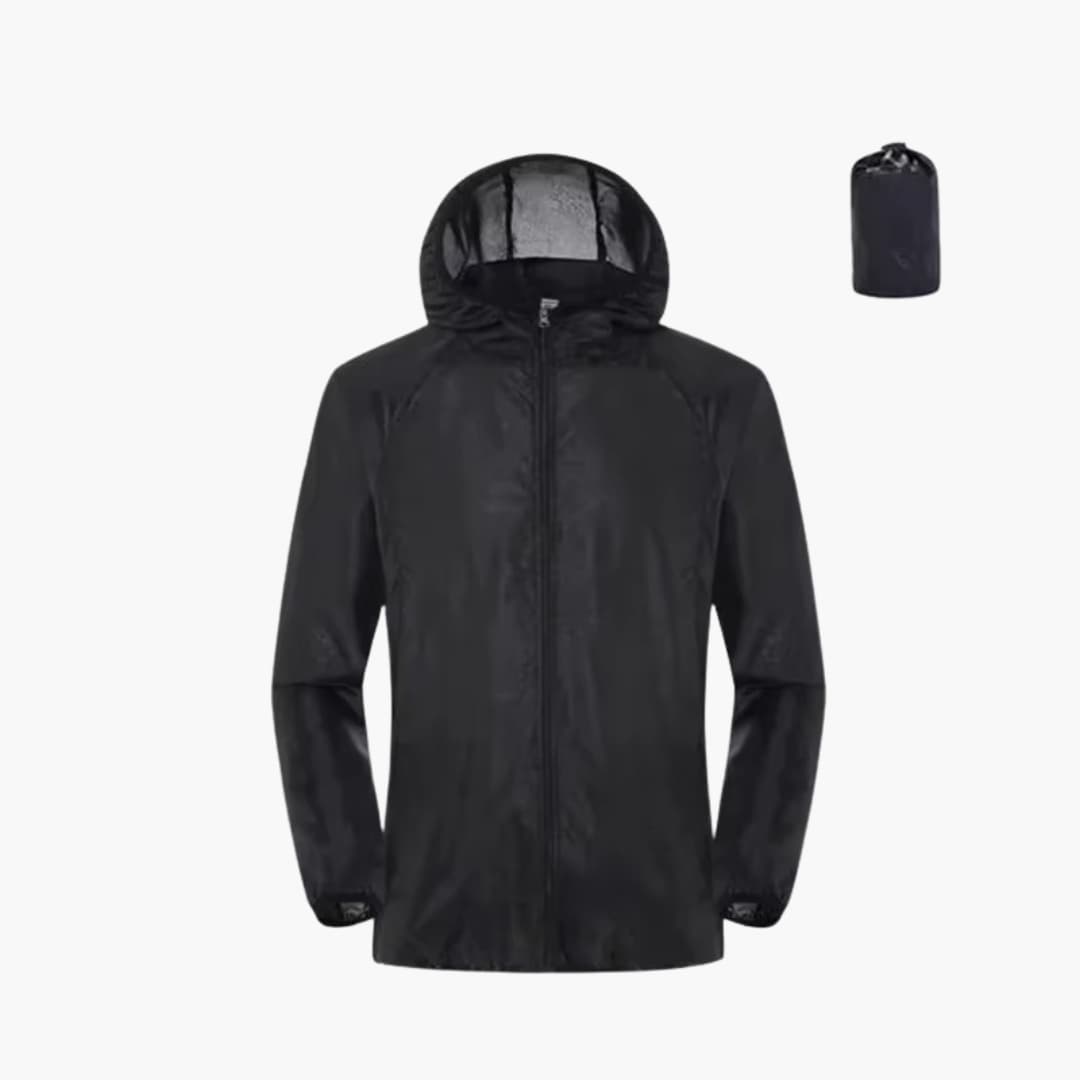 Waterproof Mens Womens Parka Coat with Hood Zip