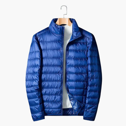 Waterproof Padded Jacket with High Collar