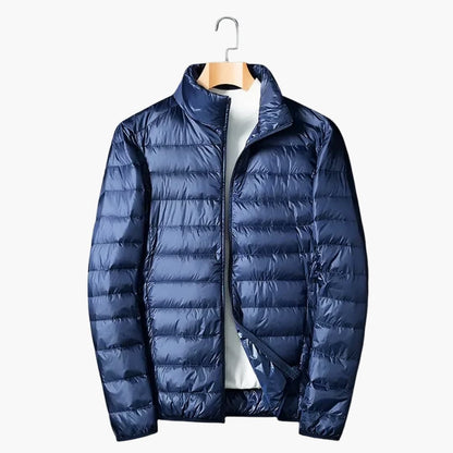 Waterproof Padded Jacket with High Collar