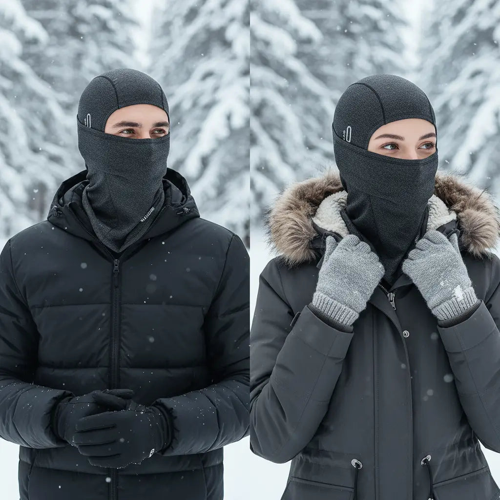 Warm Fleece Winter Sports Beanie - Pexav