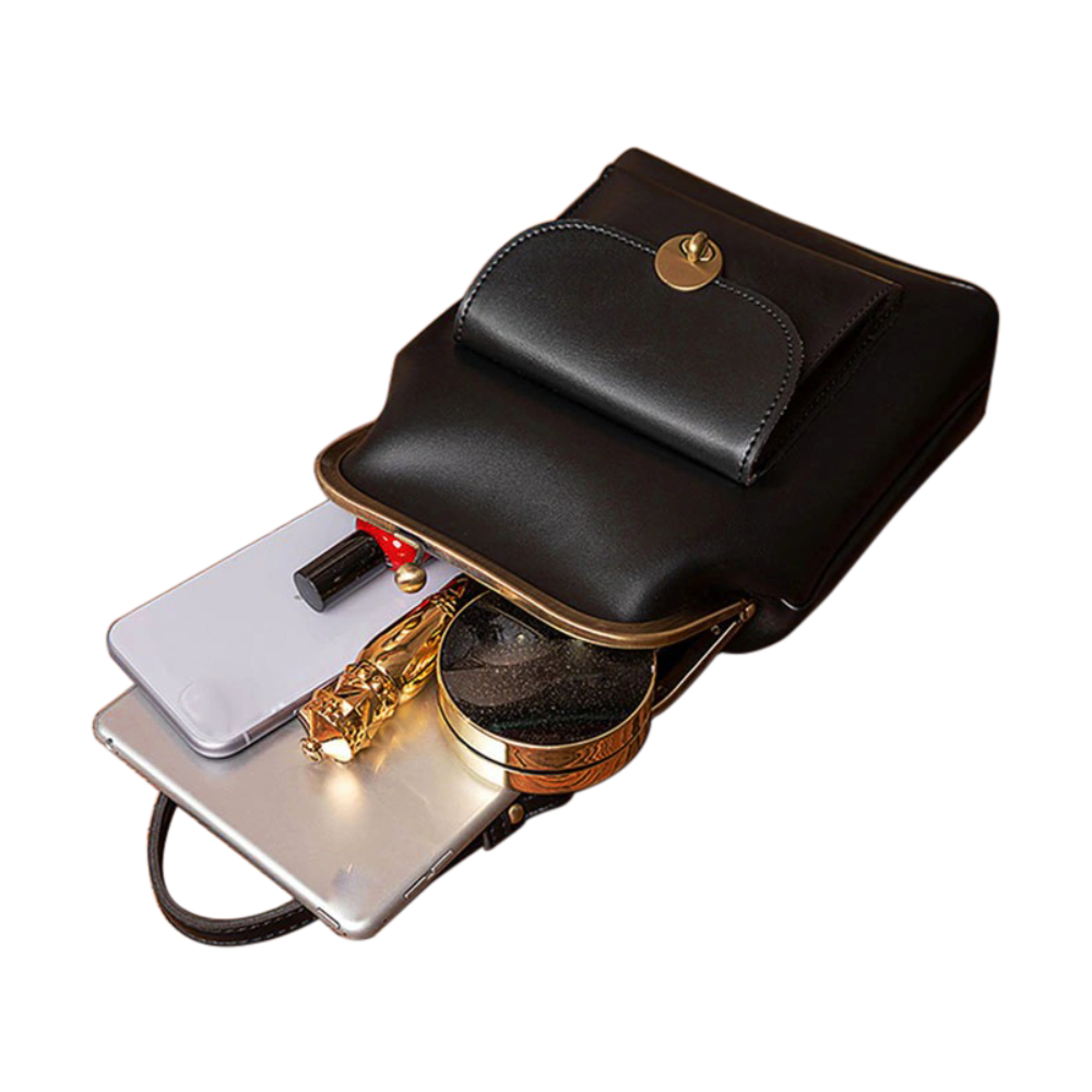 Elegant Faux Leather Tote Handbag