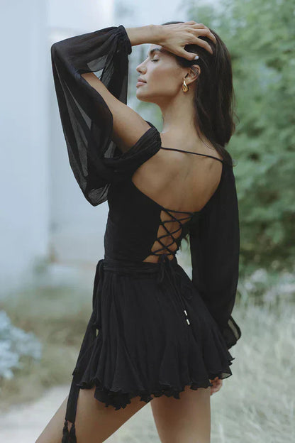 Elegant Little Black Party Dress