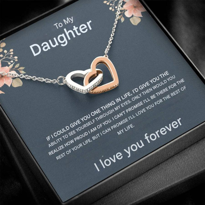 Lovely Double Heart Chain Necklace - Olytrend