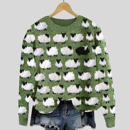 Fun Christmas Crew Neck Sweater