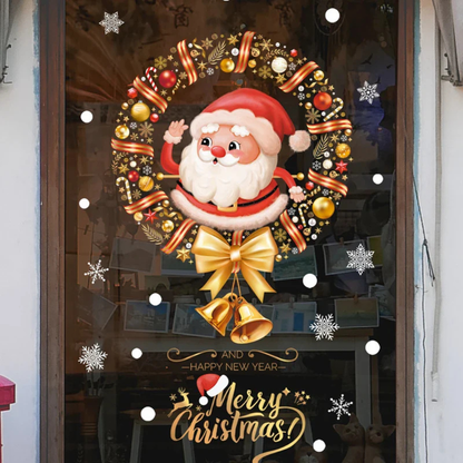 Festive Holiday Window Clings