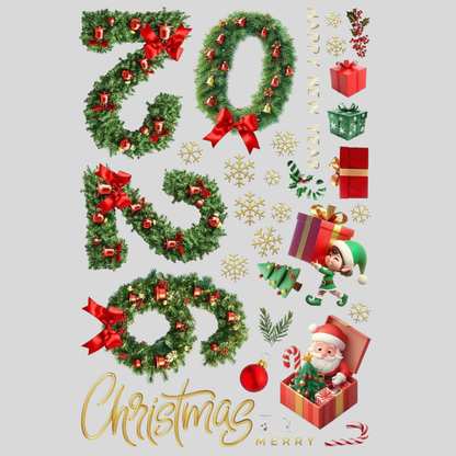 Festive Holiday Window Clings - Olytrend