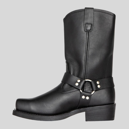 Rugged Cowboy Leather Boots