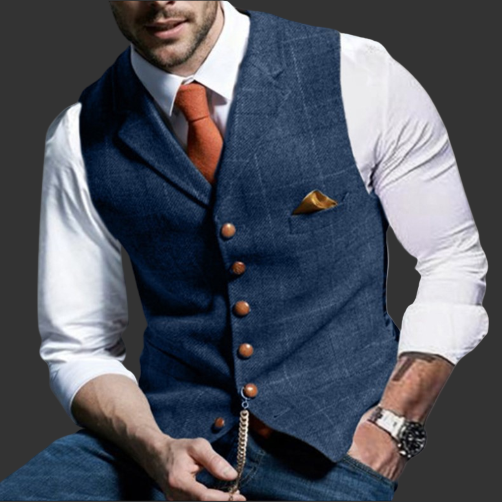 Traditional Slim Fit Waistcoat with Buttons